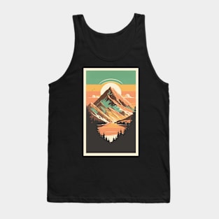 Sunset Mountain Range Tank Top